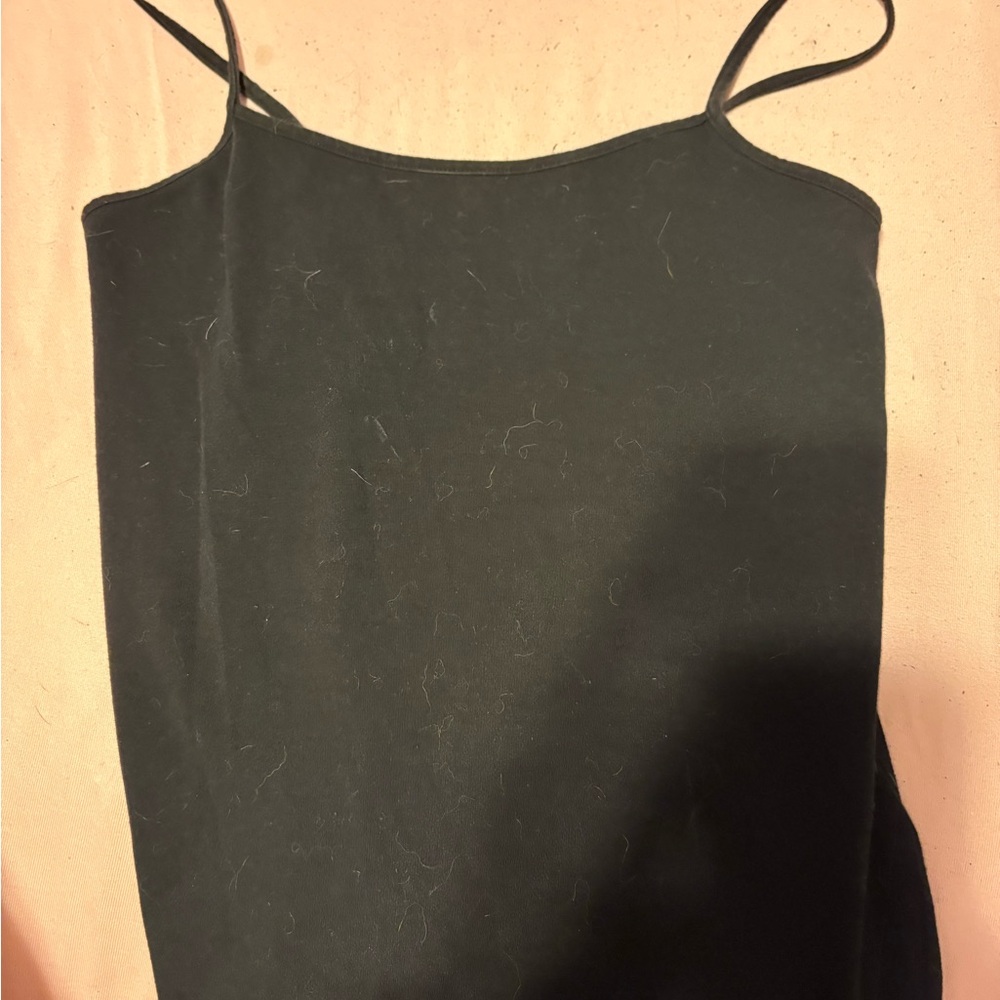 Time and Tru Black Spaghetti Strap Top